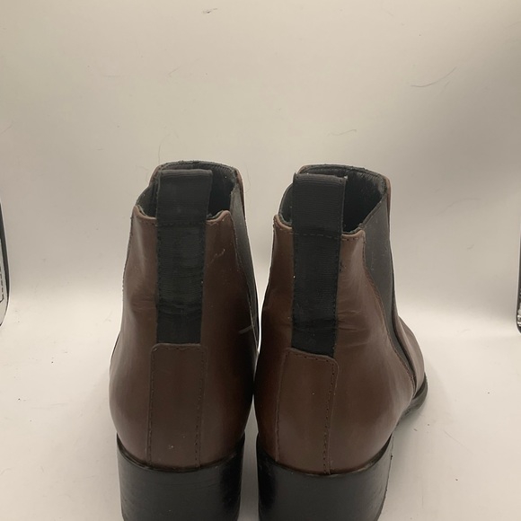 “ACNE STUDIO” “JENSON” Brown Leather Ankle Boots - Picture 4 of 16